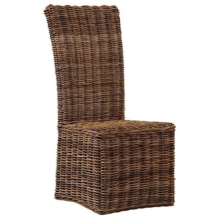 Sula Reef Side Chair with Woven Kubu